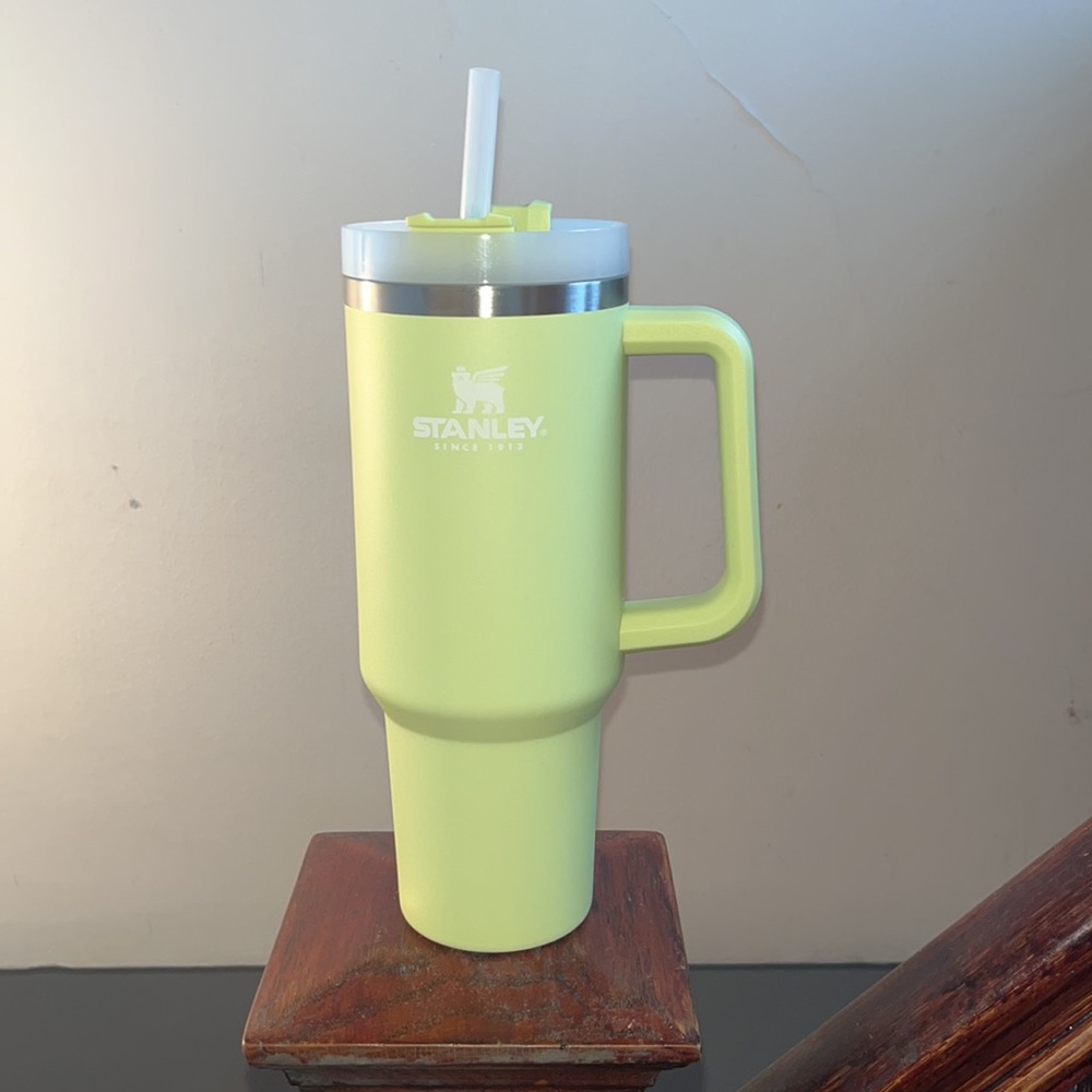 STANLEY ADVENTURE QUENCHER TRAVEL TUMBLER | 40 OZ (CITRON)💚